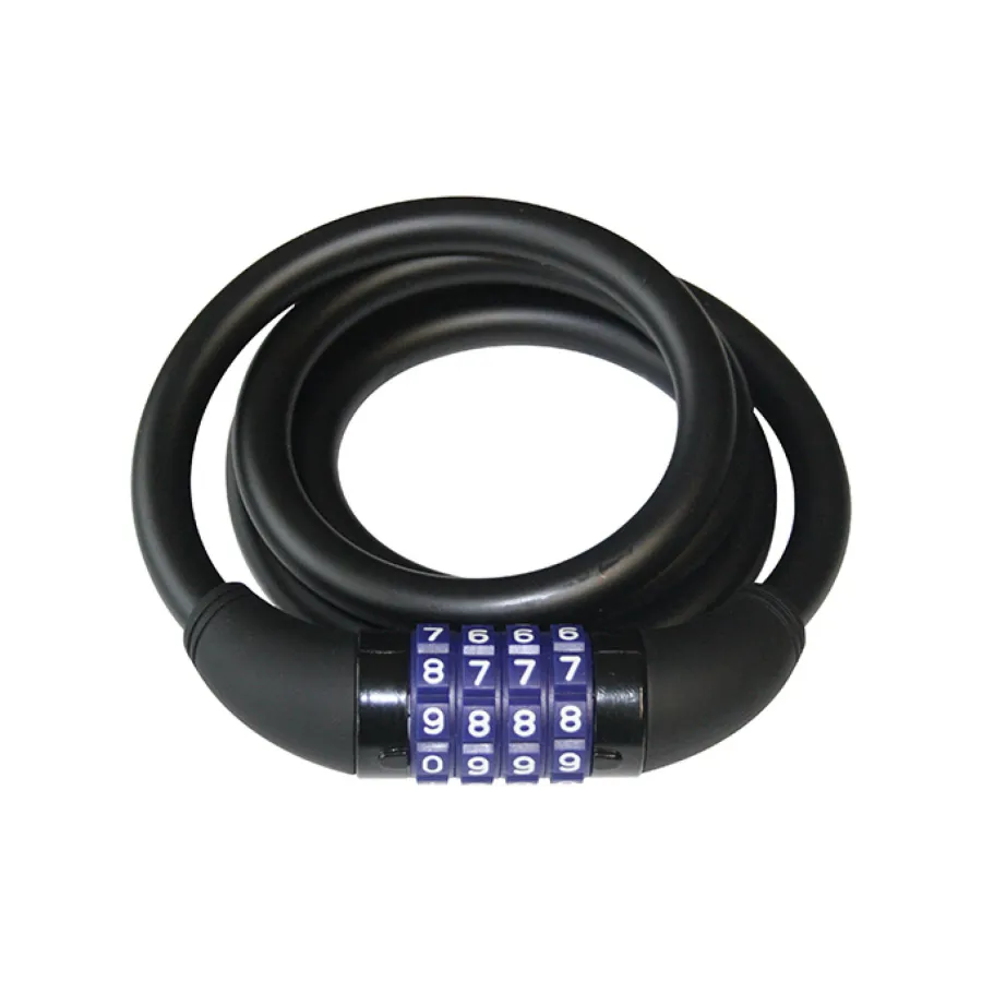 Silicon Combination Lock 12x1200mm Black