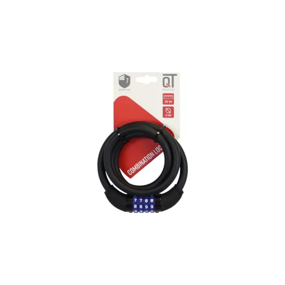 Silicon Combination Lock 12x1200mm Black