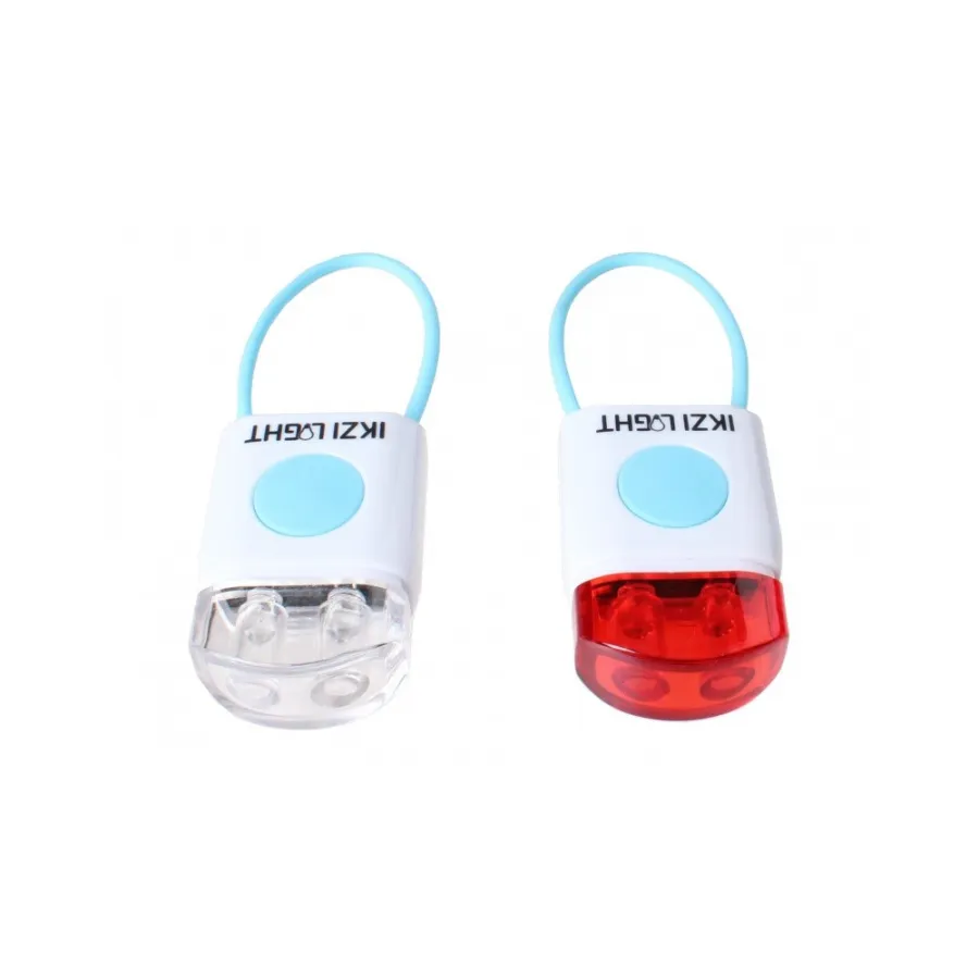IKZI-Light LED set voor+achter wit IKZI-Light LED set voor+achter wit