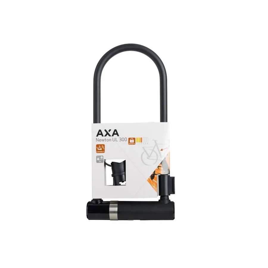 AXA U-Slot Newton UL-300 300 x 14 mm zwart