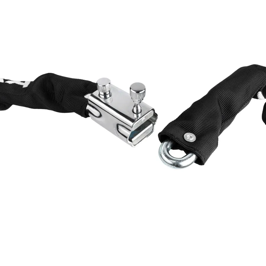 Axa Kettingslot Hawk 100cm/8mm Zwart Axa Kettingslot Hawk 100cm/8mm Zwart