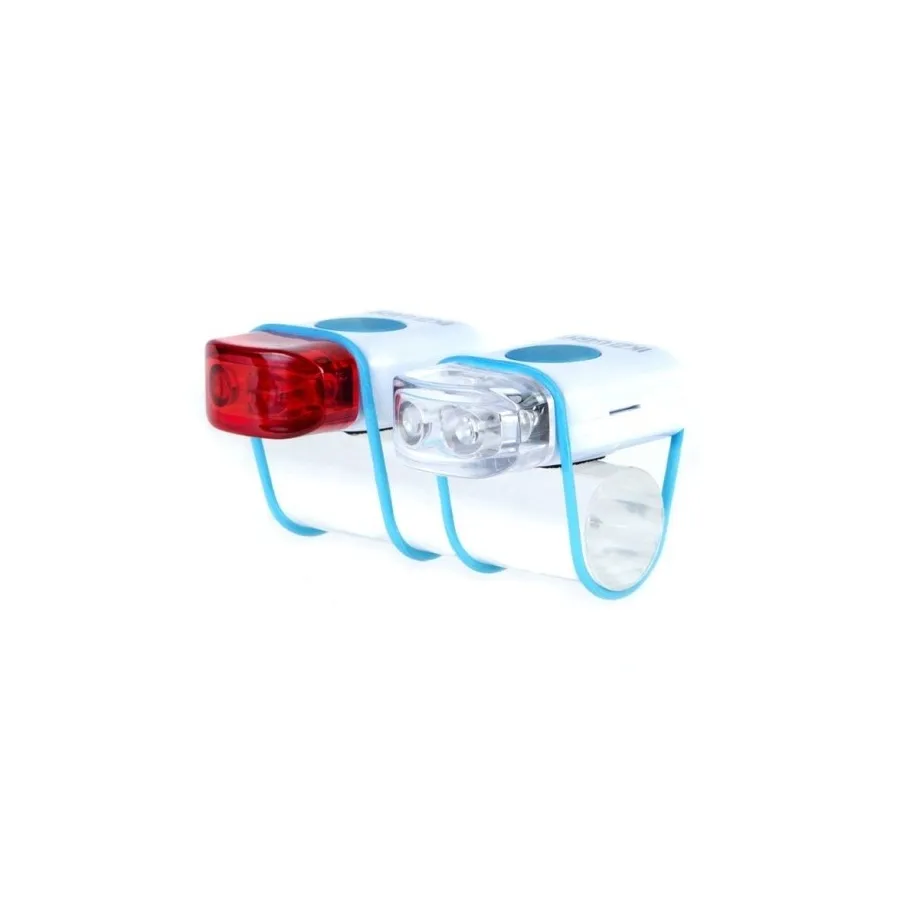 IKZI-Light LED set voor+achter wit