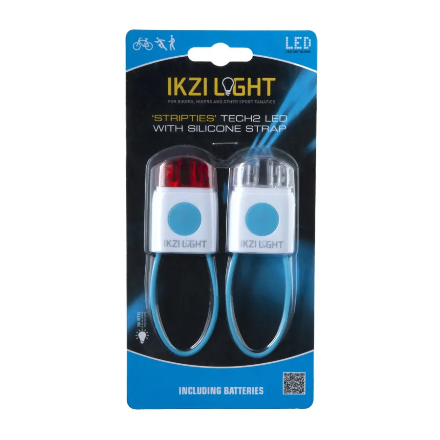 IKZI-Light LED set voor+achter wit
