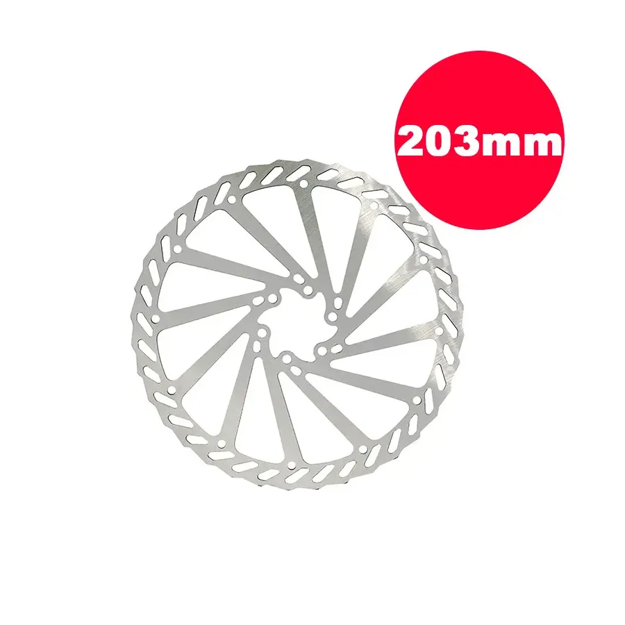 Remschijf met gleuf 6 gaten 203 mm