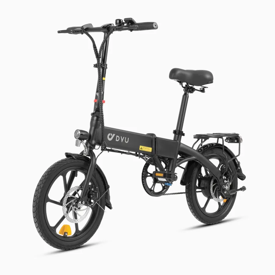 DYU A1F 16 inch volledig opvouwbare elektrische fiets
