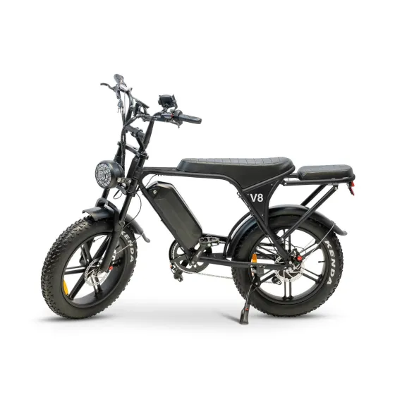 Ouxi V8.3 - Fatbike Elektrische Fiets Legale Versie zonder gashendel 15 Ah Accu 250W - Zwart