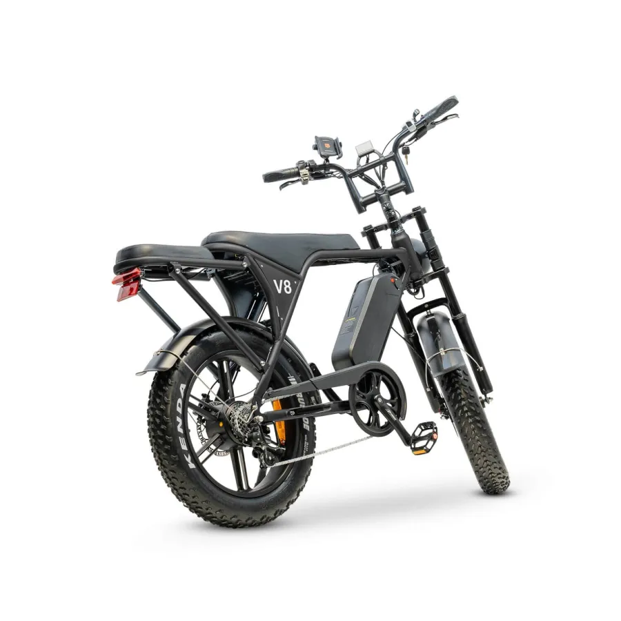 Ouxi V8.3 - Fatbike Elektrische Fiets Legale Versie zonder gashendel 15 Ah Accu 250W - Zwart
