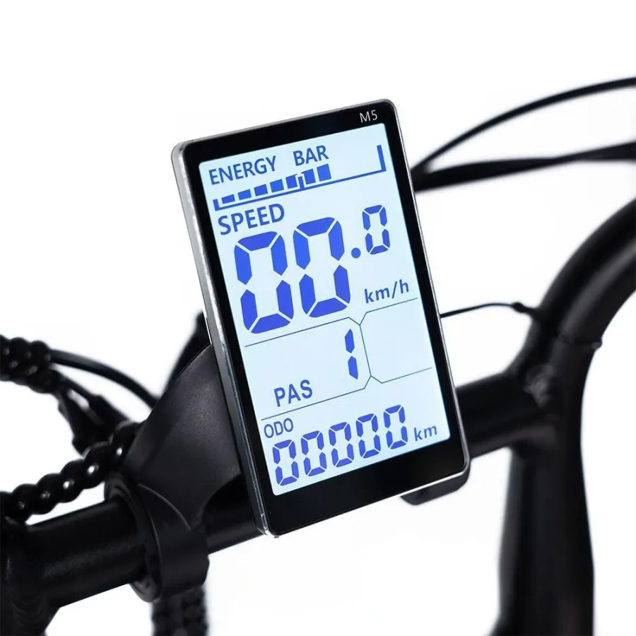 Ouxi V8.3 - Fatbike Elektrische Fiets Legale Versie zonder gashendel 15 Ah Accu 250W - Zwart