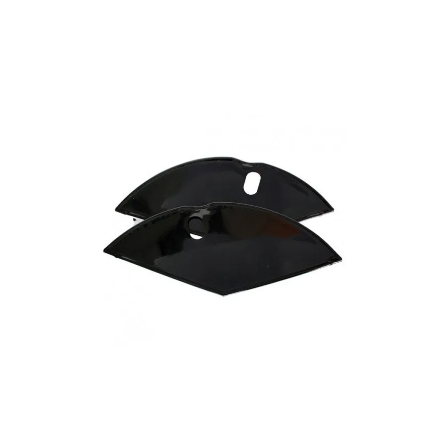 Jasbeschermer 28" glanzend zwart incl clips