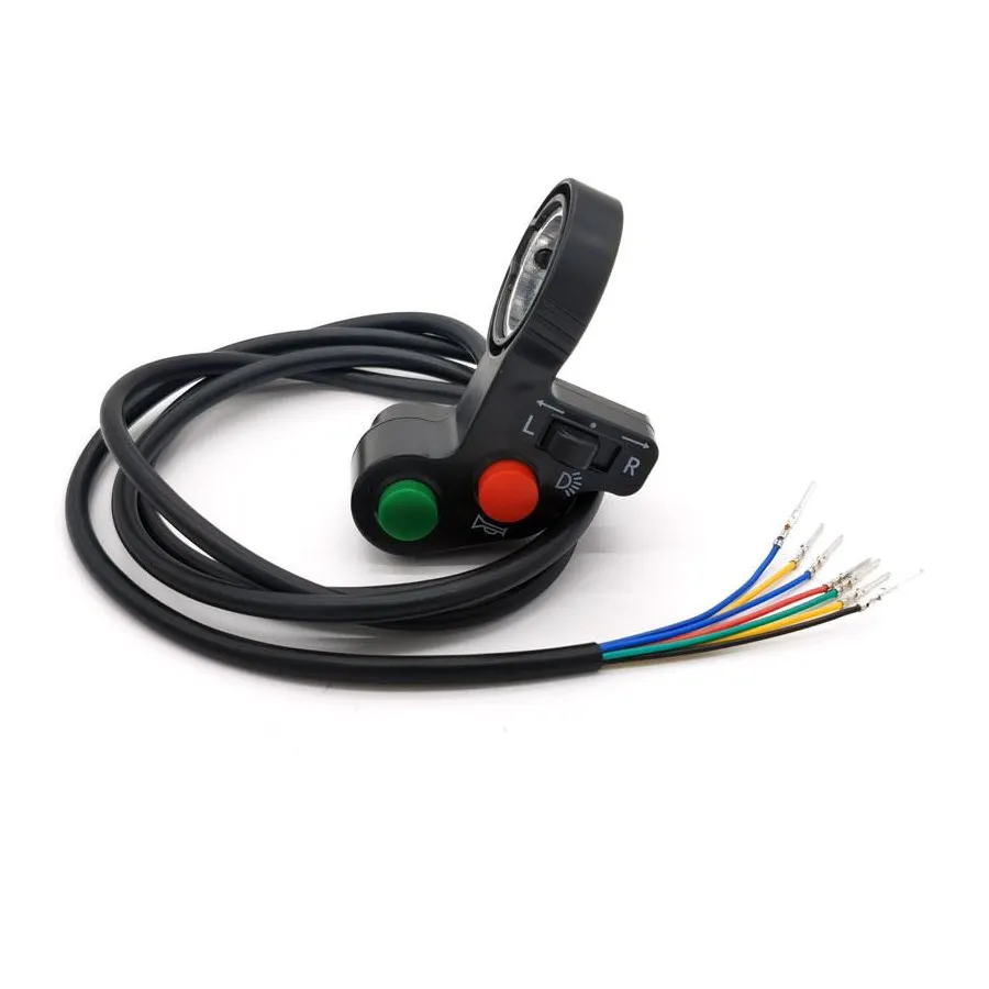 Button panel for turning lights/light/horn