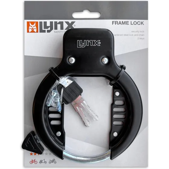 Lynx Ringslot Frame Lock Zwart