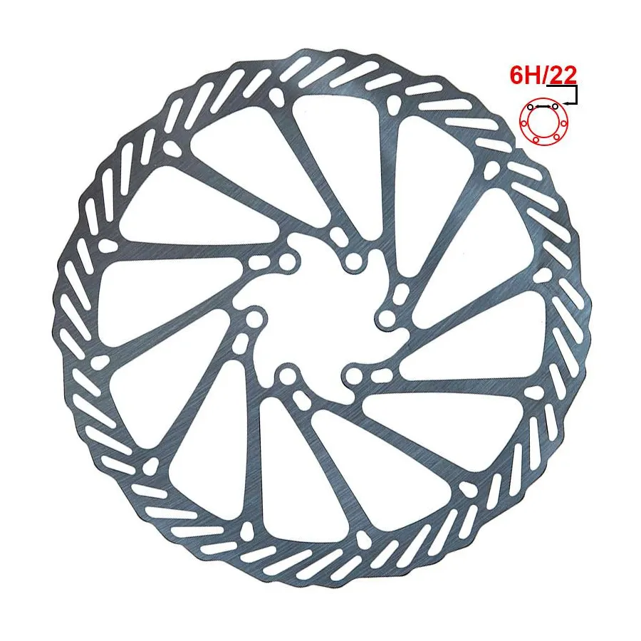 E-wheel - Remschijf G3 - Zilver - 180mm - 6 Gaats (6H) E-wheel - Remschijf G3 - Zilver - 180mm - 6 Gaats (6H)