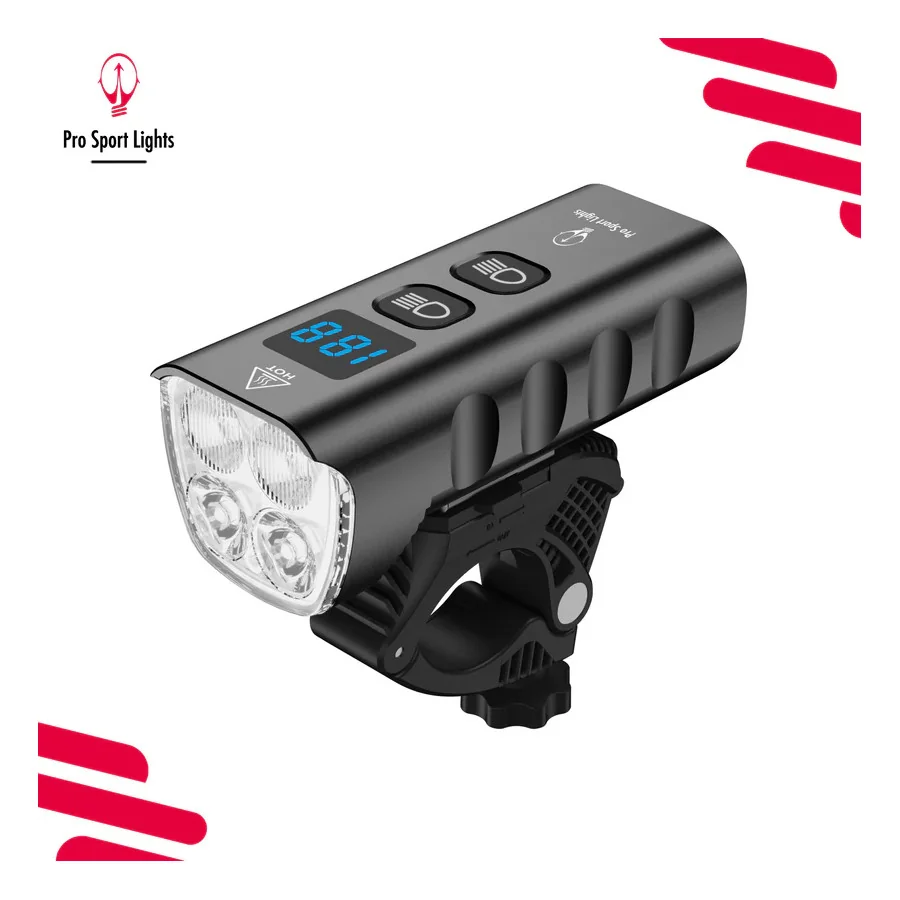 Pro Sport Lights Performance 1800 Lumen Fietsverlichting - Racefiets/MTB Pro Sport Lights Performance 1800 Lumen Fietsverlichting - Racefiets/MTB