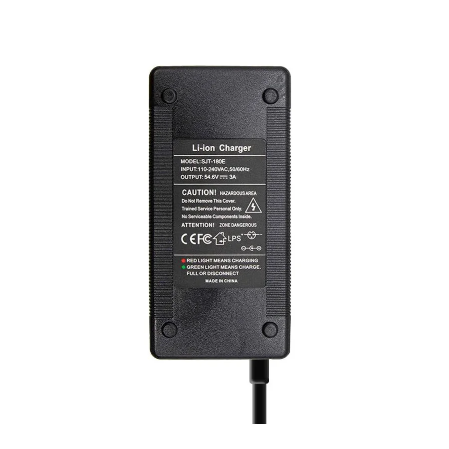 48V oplader (54,6 V) 3A DC 5,5x2,1 mm connector (ouxi v8 oplader)