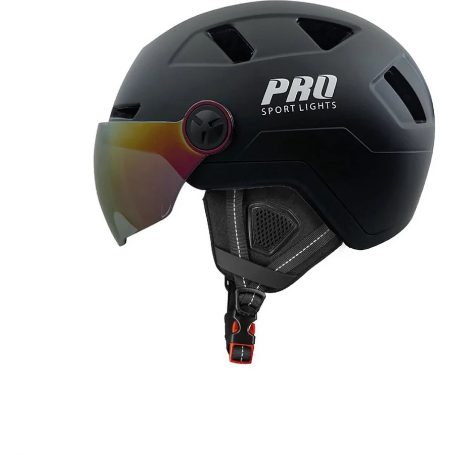 Bicycle Helmet with Visor & Ear Warmers Speed Pedelec - Helmet Medium Black Bicycle Helmet with Visor & Ear Warmers Speed Pedelec - Helmet Medium Black