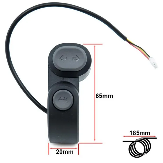 Button with turn signals and horn with JST ZH Connector 20cm Ninebot MAX G2 E [Ninebot]