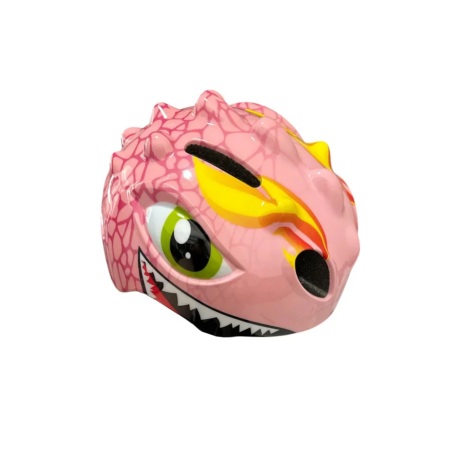 Bicycle Helmet Child Girls Pink Helmet Children - Children's Helmet Dino XS 46/51cm