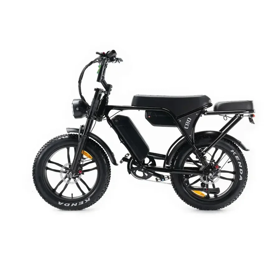 Ouxi C80 PRO MAX - Fatbike Hydraulische remmen 30 Ah Accu 250W - Zwart