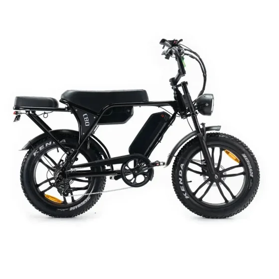 Ouxi C80 PRO MAX - Fatbike Hydraulische remmen 30 Ah Accu 250W - Zwart