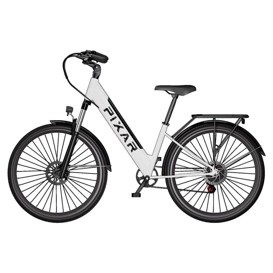 PIXAR Cruiser Electric Bike - 250W Motor - 36V12.8Ah Battery - 27.5" Tire