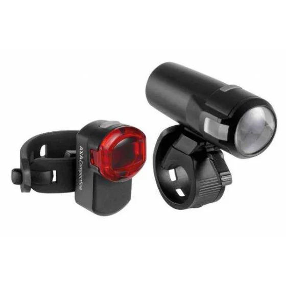 AXA LIGHTING SET COMPACTLINE 35 BATTERY ON CARD