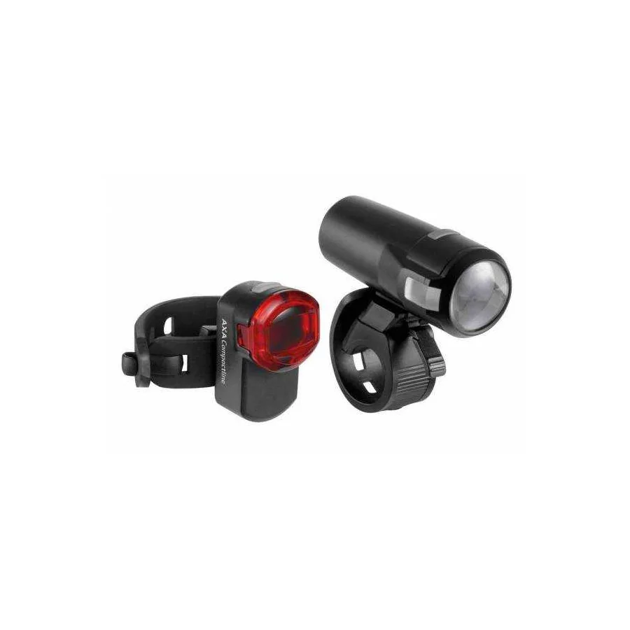 AXA LIGHTING SET COMPACTLINE 35 BATTERY ON CARD